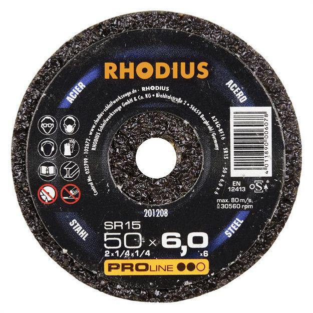 Slipskiva SR15 50x6,0x6mm Rhodius