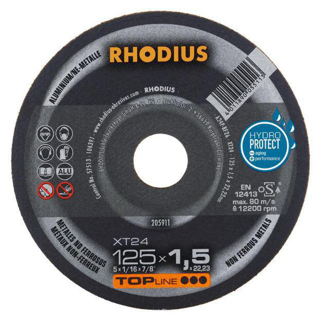 Kapskiva XT24 125x1,5x22,23mm Rhodius