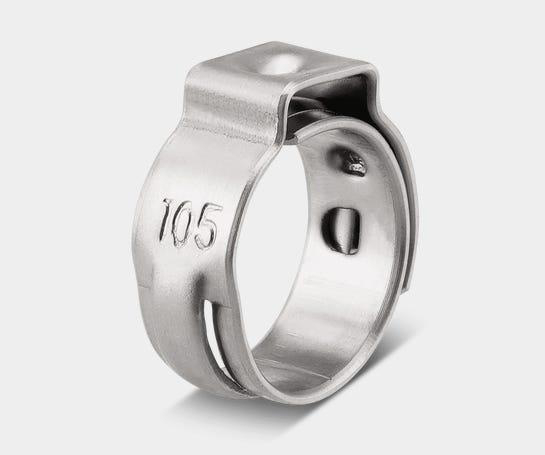 Slangklämma Ear Clip Pro360 Rostfri W4 23,9-27,1/7mm Norma