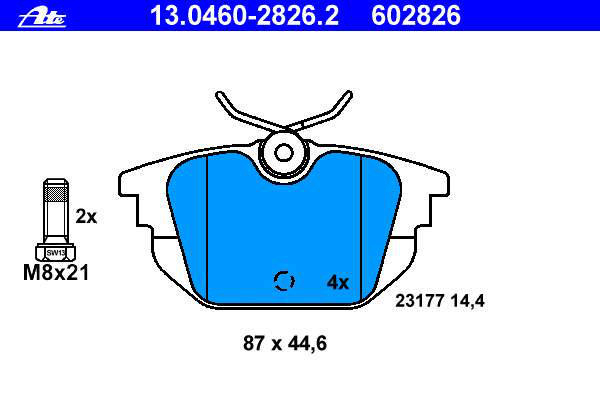 Alternativ bild 0 för Bromsbelägg