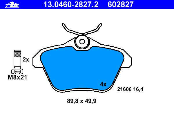 Alternativ bild 0 för Bromsbelägg ATE
