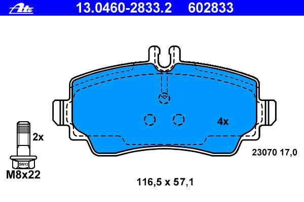 Alternativ bild 0 för Bromsbelägg