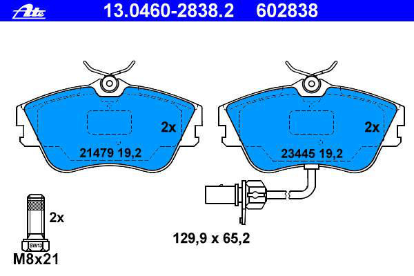 Alternativ bild 0 för Bromsbelägg