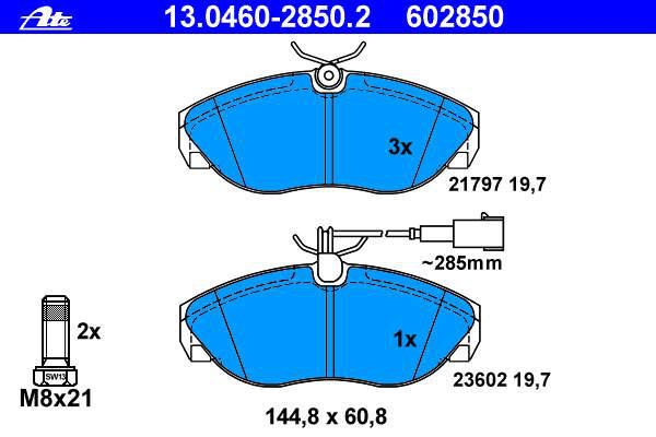 Alternativ bild 0 för Bromsbelägg ATE