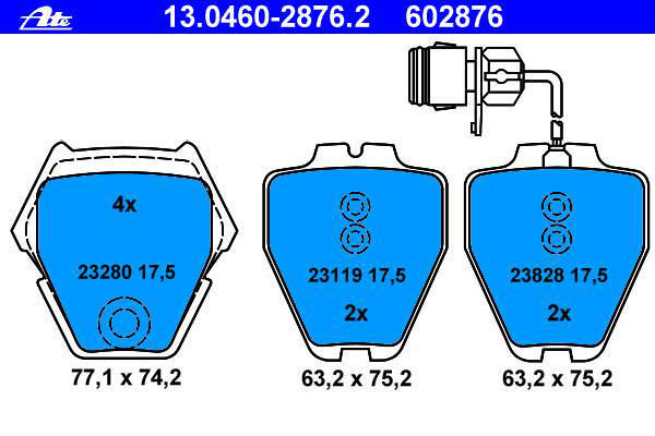 Alternativ bild 0 för Bromsbelägg