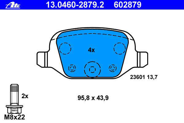 Alternativ bild 0 för Bromsbelägg