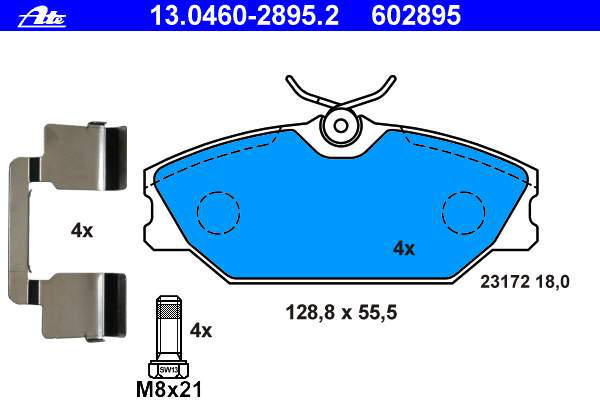 Alternativ bild 0 för Bromsbelägg ATE