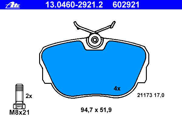 Alternativ bild 0 för Bromsbelägg ATE