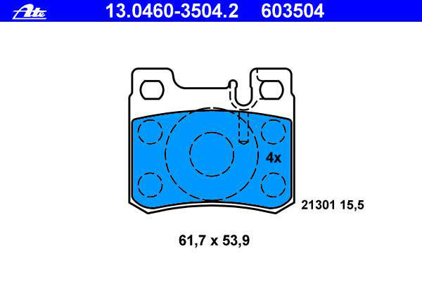 Alternativ bild 0 för Bromsbelägg
