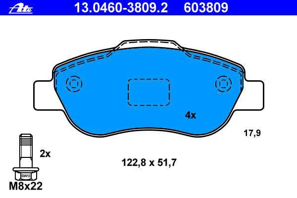 Alternativ bild 0 för Bromsbelägg