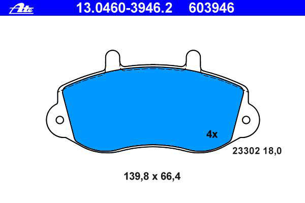 Alternativ bild 0 för Bromsbelägg
