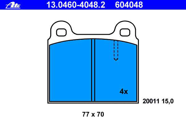 Alternativ bild 0 för Bromsbelägg ATE