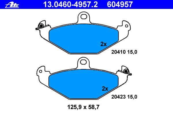 Alternativ bild 0 för Bromsbelägg ATE