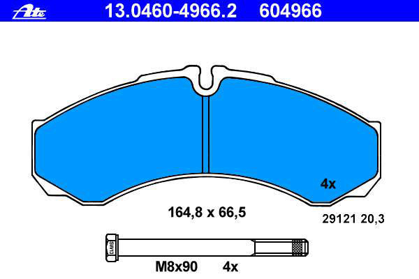 Alternativ bild 0 för Bromsbelägg ATE