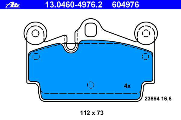 Alternativ bild 0 för Bromsbelägg
