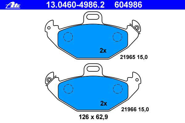 Alternativ bild 0 för Bromsbelägg