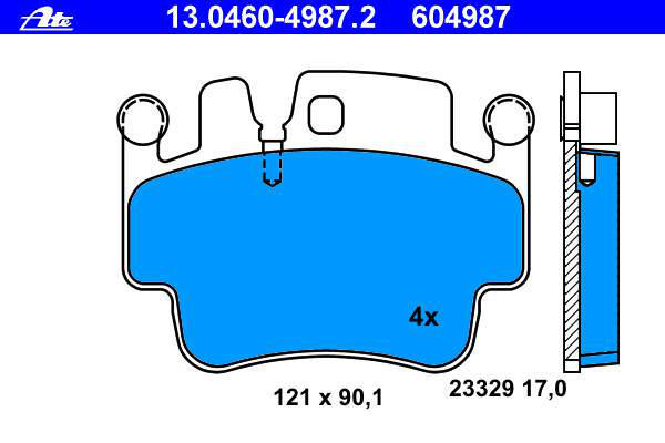 Alternativ bild 0 för Bromsbelägg