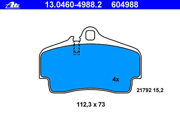 Alternativ bild 0 för Bromsbelägg