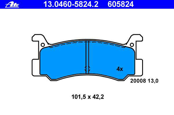 Alternativ bild 0 för Bromsbelägg