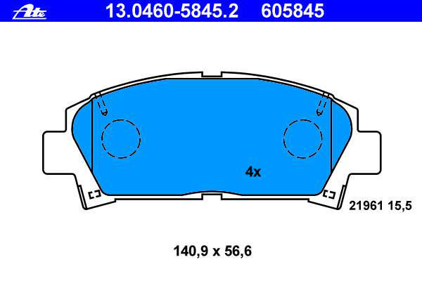 Alternativ bild 0 för Bromsbelägg