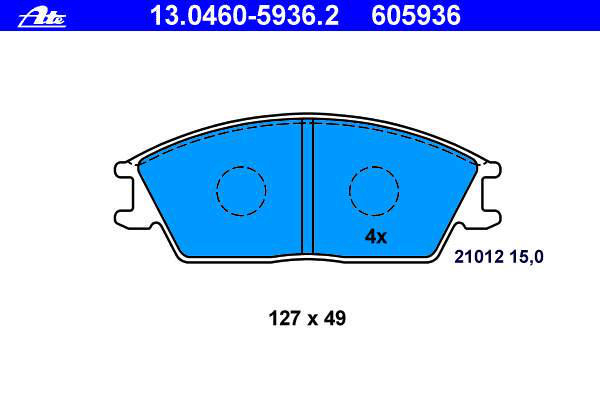 Alternativ bild 0 för Bromsbelägg