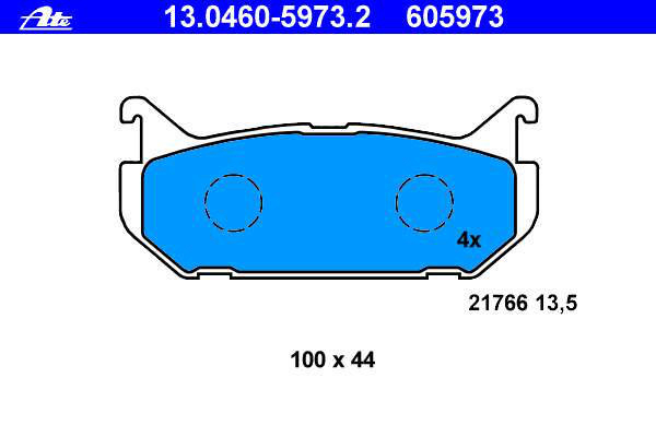 Alternativ bild 0 för Bromsbelägg
