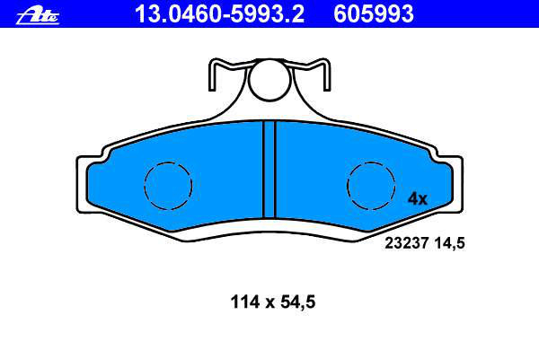 Alternativ bild 0 för Bromsbelägg ATE