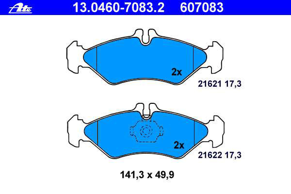 Alternativ bild 0 för Bromsbelägg
