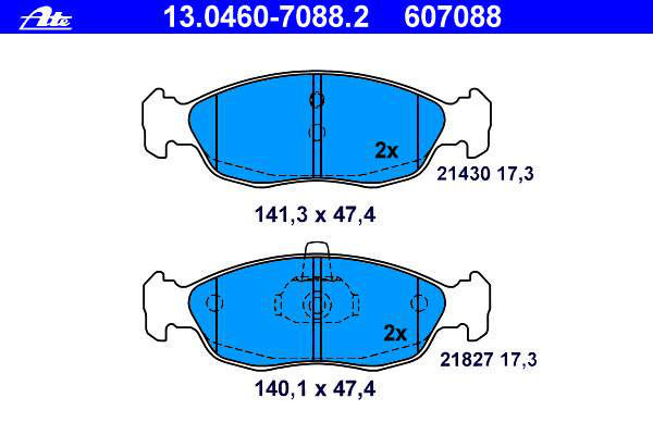 Alternativ bild 0 för Bromsbelägg