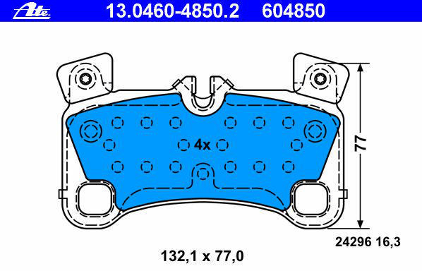 Alternativ bild 0 för Bromsbelägg ATE