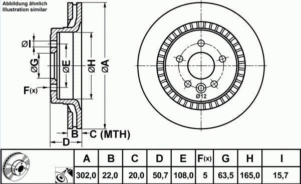 Alternativ bild 0 för Bromsskiva