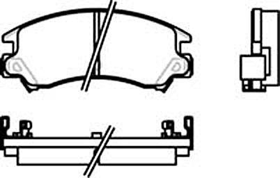 Alternativ bild 0 för Bromsbelägg A.B.S.