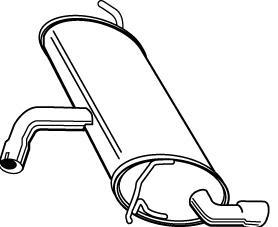 Alternativ bild 0 för Bakre ljuddämpare