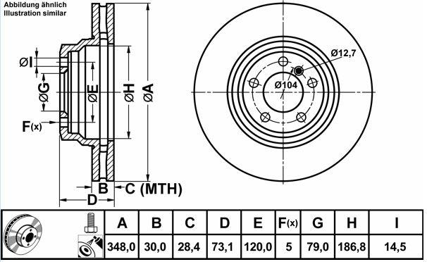 Alternativ bild 0 för Bromsskiva SBS