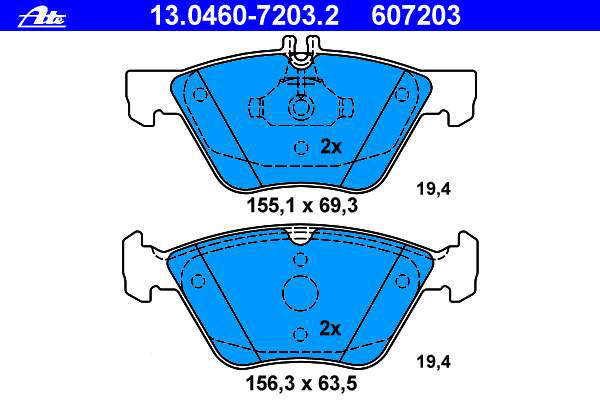 Alternativ bild 0 för Bromsbelägg