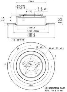 Alternativ bild 0 för Bromsskiva