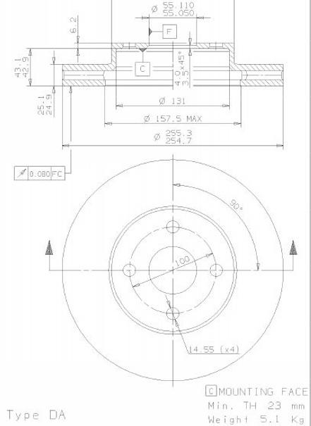 Alternativ bild 0 för Bromsskiva