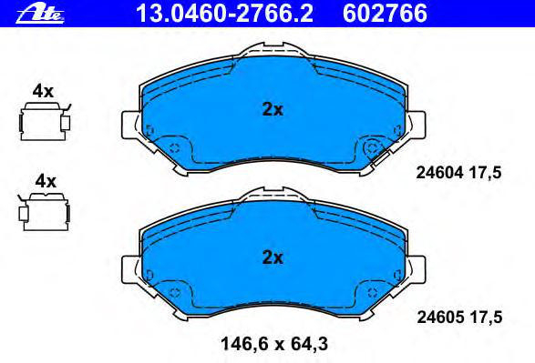 Alternativ bild 0 för Bromsbelägg