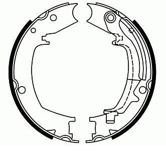 Alternativ bild 0 för Bromsbackar ATE