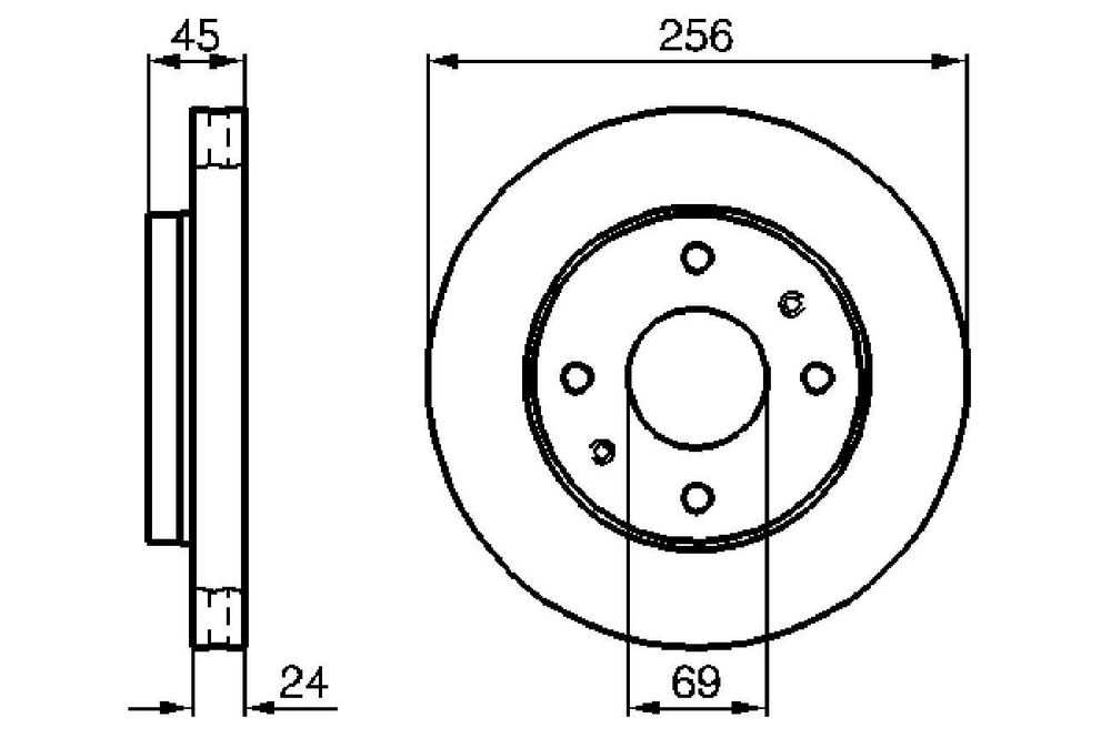 Alternativ bild 0 för Bromsskiva
