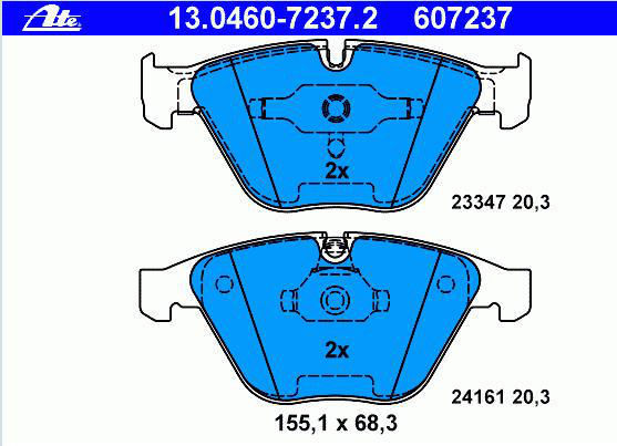 Alternativ bild 0 för Bromsbelägg