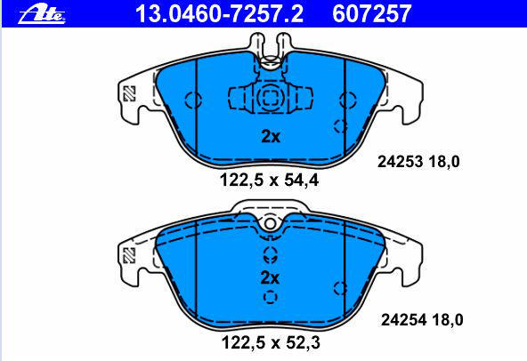 Alternativ bild 0 för Bromsbelägg ATE
