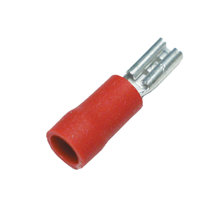 Flatstifshylsa röd 0.5-1.5 mm² 2.8x0.5 mm