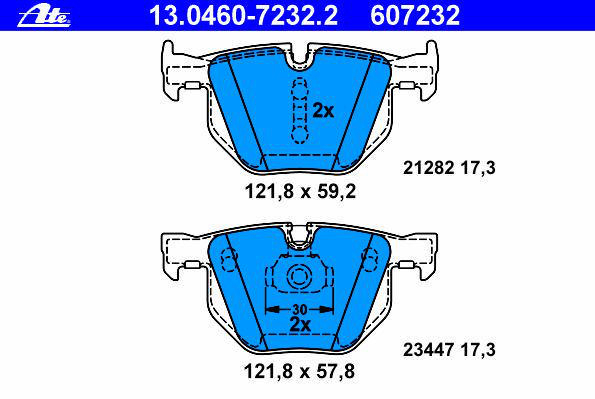 Alternativ bild 0 för Bromsbelägg