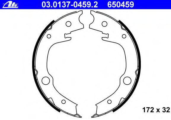 Alternativ bild 0 för Bromsbackar ATE