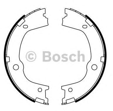 Alternativ bild 0 för Bromsbackar Bosch