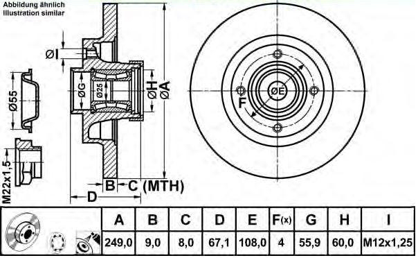 Alternativ bild 0 för Bromsskiva SKF