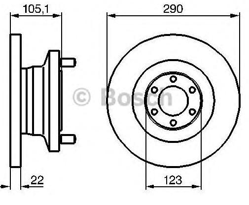 Alternativ bild 0 för Bromsskiva