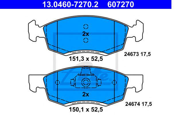 Alternativ bild 0 för Bromsbelägg