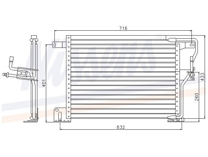 Alternativ bild 0 för Kondensor Nissens
